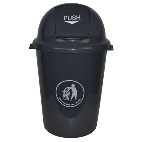 big-box 80l metal swing-top bin|dark grey swing top bin.